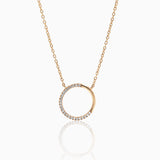 Diamond Circle Necklace