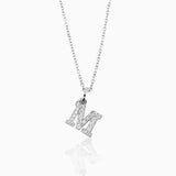 Collar Letra Diamantes